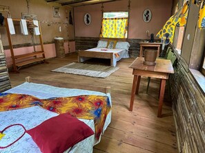 Traditional Cabin, Beach View | Laptop workspace, bed sheets - CAMPISMO PRAIA GRANDE (Malanza)