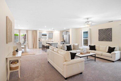 Serenity, a tranquil 4-bed, 3-bath home minutes away from UC Merced. 