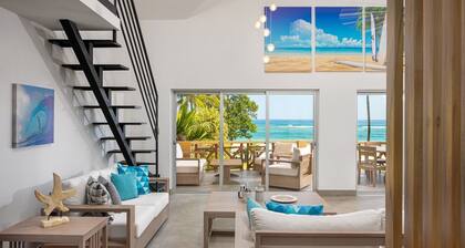Ocean front Penthouse in Cabarete's world-famous kitesurfing spot.