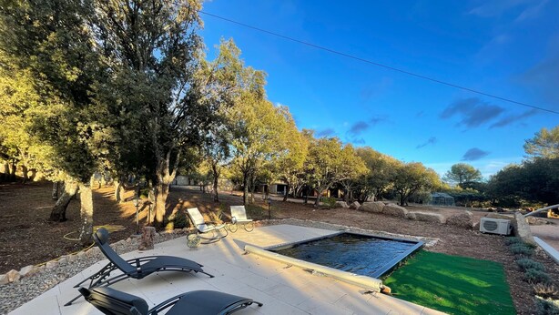 Terrace/patio - Douceur d'Olive - Maison avec piscine privée (Fox-Amphoux)