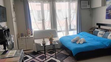 1 bedroom, WiFi, bed sheets, wheelchair access