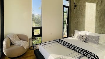 Exclusive Cabin, 1 Queen Bed, Non Smoking, Mountain View | Living area | Printers