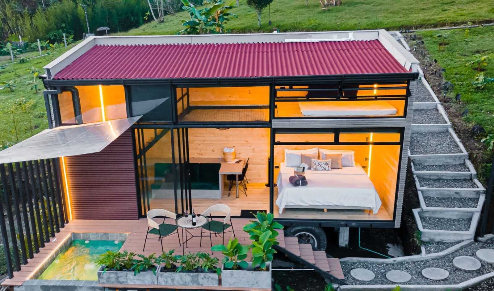 舒适活动屋, 山景 | 免费 WiFi、床单