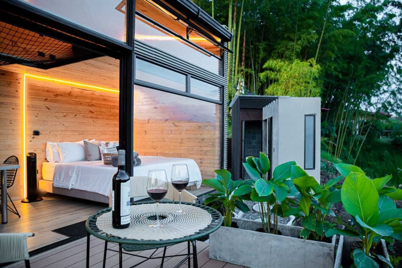 Comfort-asuntovaunu, vuoristonäköala | Ilmainen Wi-Fi, vuodevaatteet