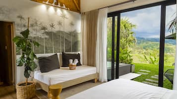 Chambre Deluxe, vue montagne | 1 chambre, Wi-Fi gratuit, draps fournis