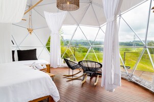 Luxury Σκηνή, Θέα στο Βουνό | Δωρεάν Wi-Fi, κλινοσκεπάσματα 