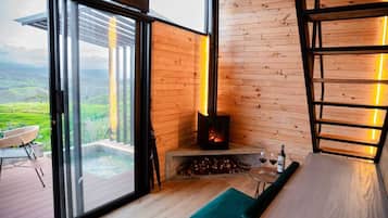 Casa mobile Comfort, vista montagna | 1 camera, Wi-Fi gratuito, lenzuola
