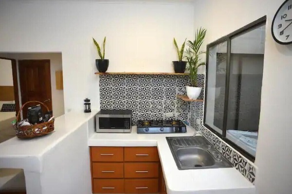 Microwave, stovetop, paper towels