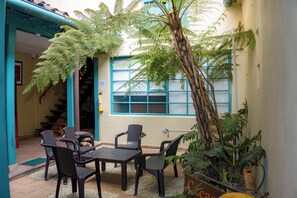 Studio Confort, 1 chambre, non-fumeur, vue jardin | Coin séjour