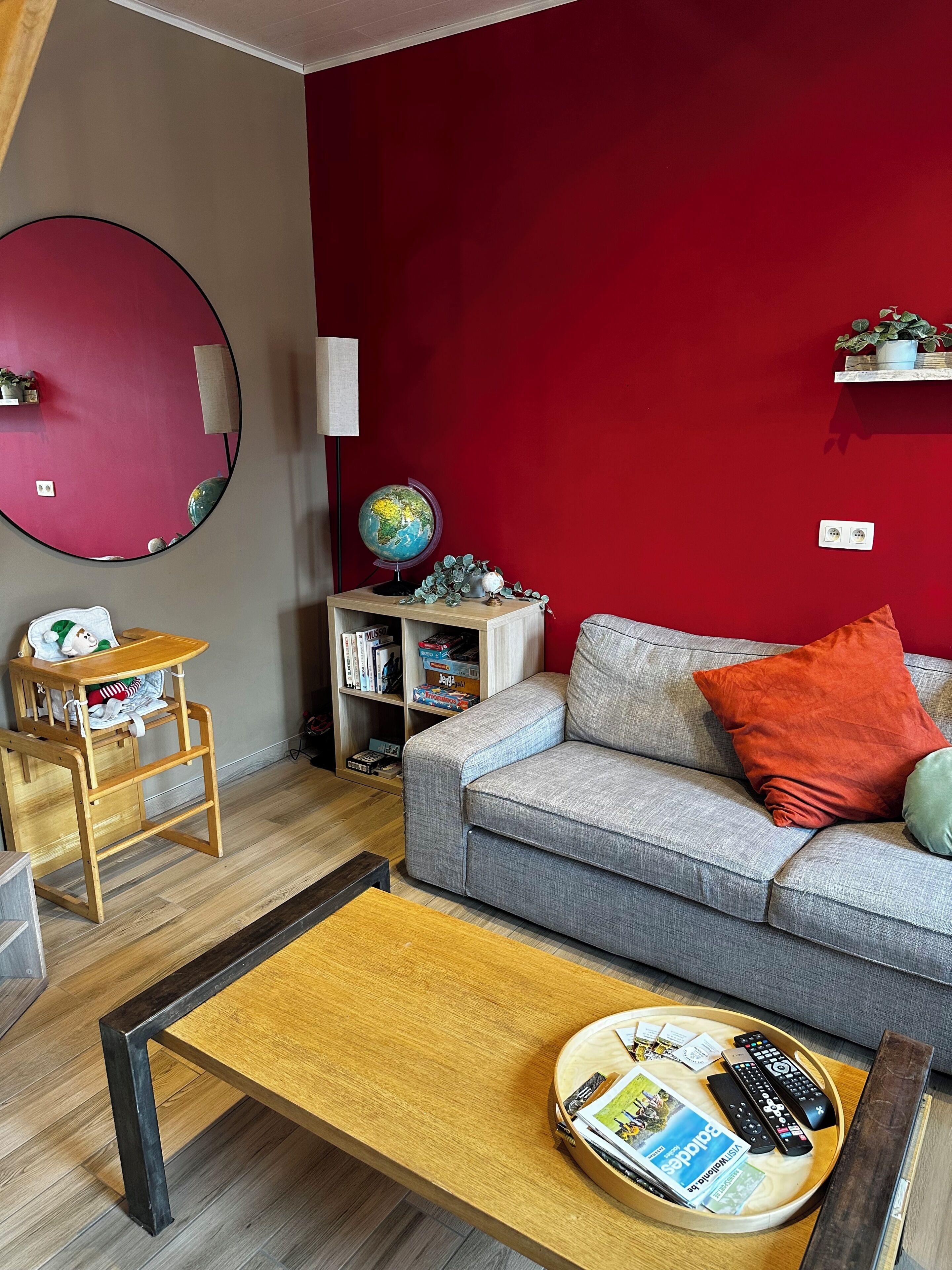 Smart TV, table football, books