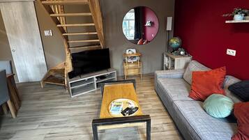 Smart TV, table football, books
