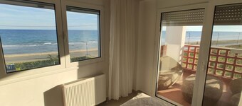 Luxury villa on the beach first line ,with yard BBQ and everything you need