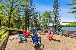 Terrace/patio - Cabin #7 Long Lake 2BR 1BA Timberlane Resort (Park Rapids)