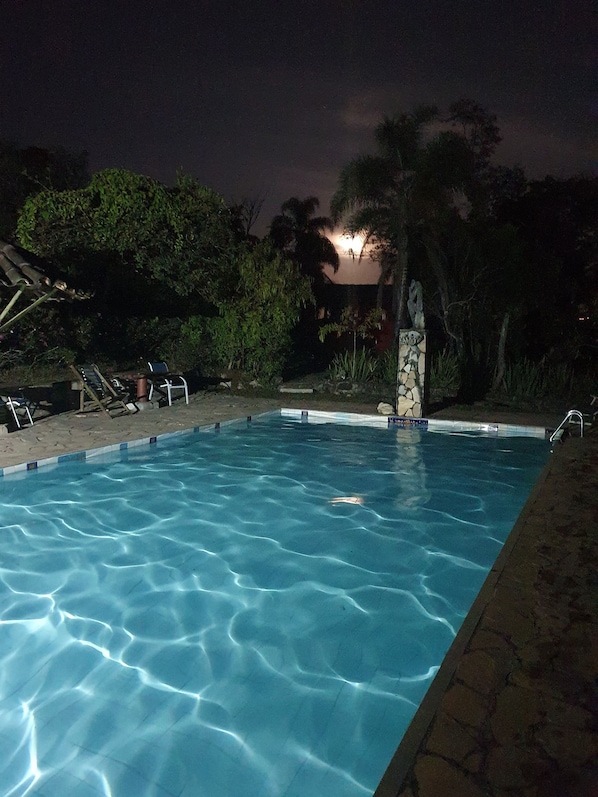 Indoor pool, outdoor pool