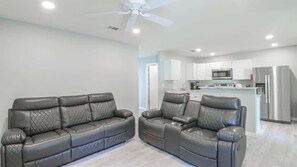 House, 2 Queen Beds, Kitchen, Garden View (Howard - Hornsby) | Living area - Cozy 2br/1ba Duplex Just Blocks From Downtown Biloxi, Beaches and Entertainment (Biloxi)