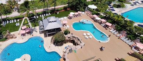 Una piscina climatizada