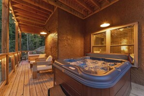 Bain à remous extérieur