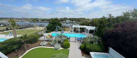 Una piscina climatizada