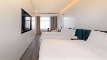 Fjölskylduherbergi fyrir þrjá | 1 svefnherbergi, myrkratjöld/-gardínur, hljóðeinangrun