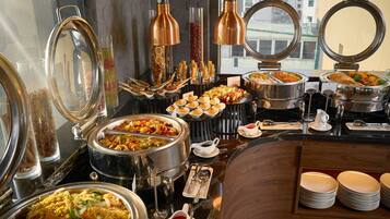 Gratis frukostbuffé varje dag