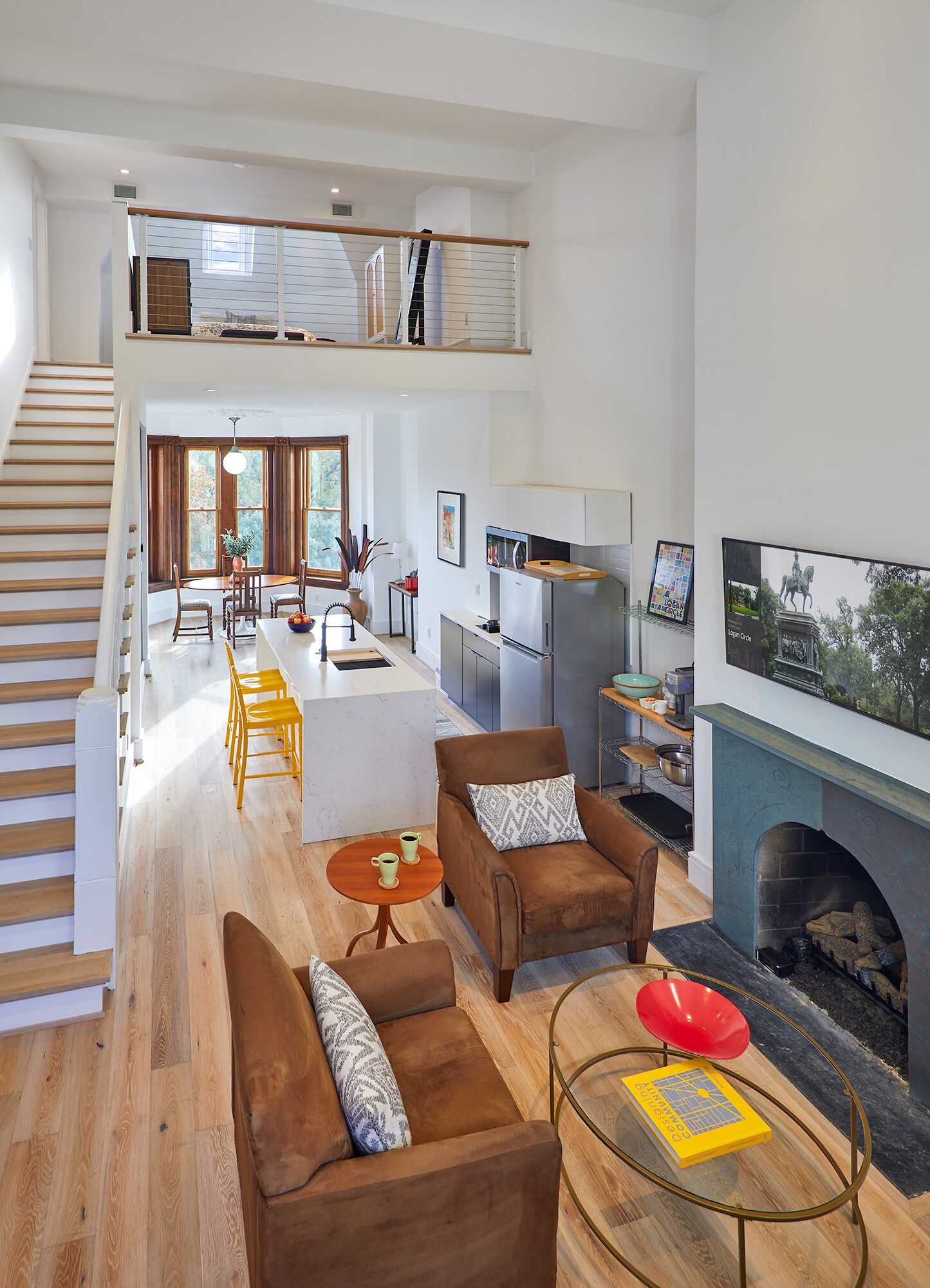 Modern Treetop Oasis in Historic Home on Logan Circle. 