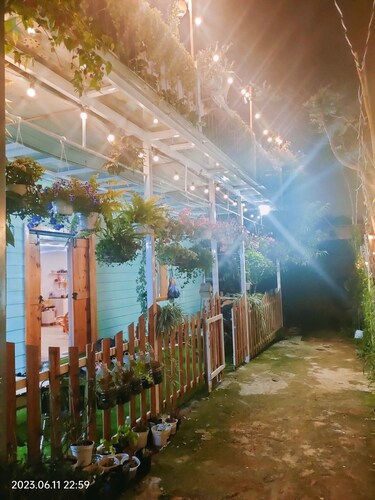 Ngôi nhà cuối  hẻm yên tĩnh với tiếng chim hót, có ban công chill thật tuyệt vời