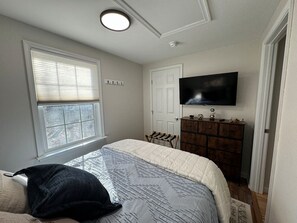 2 bedrooms, iron/ironing board, travel crib, WiFi
