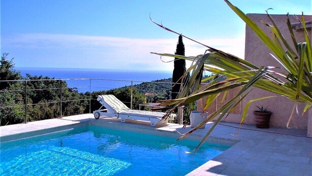Unclassified image, 1 of 26, button - Very nice villa for 8 people with swimming pool and panoramic seaview (CAVALAIRE sur mer)
