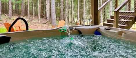 Bain à remous extérieur