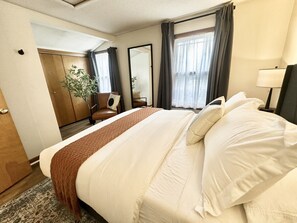 1 chambre, bureau, fer et planche à repasser, Wi-Fi gratuit