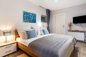 1 makuuhuone, silitysrauta/-lauta, ilmainen Wi-Fi, vuodevaatteet