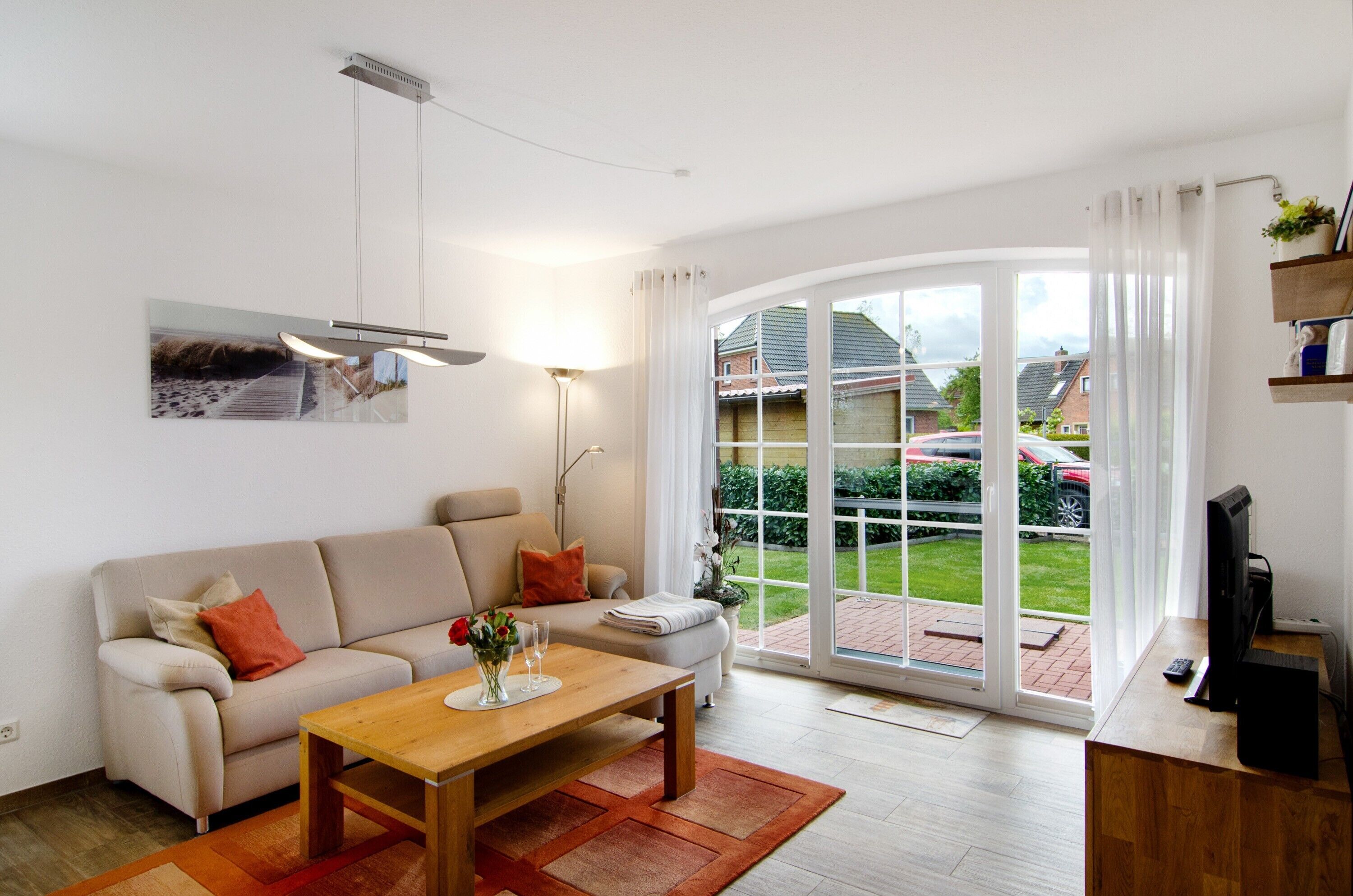 TV, DVD player, stereo