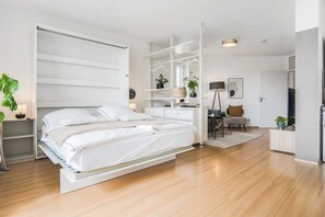 1 chambre, fer et planche à repasser, Wi-Fi gratuit, draps fournis