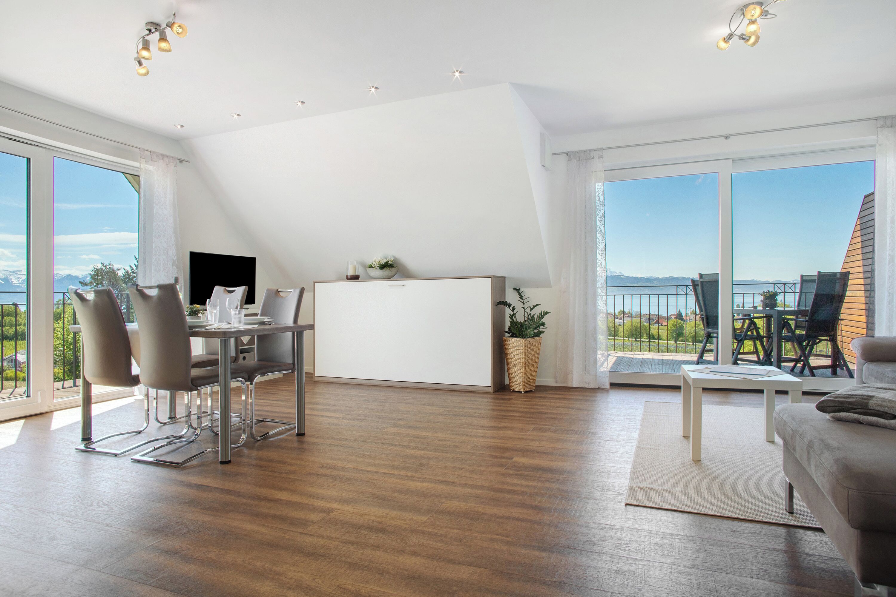 Fernseher, Tischtennisplatte