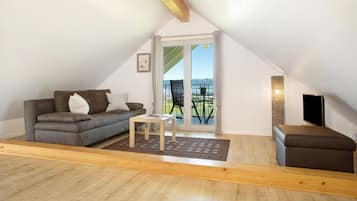 TV, tavolo da ping pong