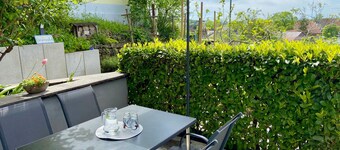 Apartment 'Ferienwohnung Am Berg' with Mountain View, Private Terrace and Wi-Fi