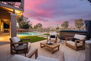 Terrace/patio - Lakeside 5BR Retreat | Pool & Hot Tub (Glendale)