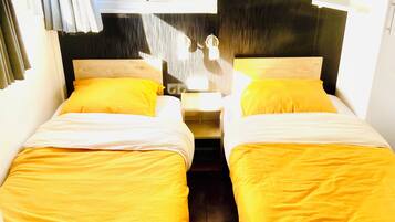 2 slaapkamers, een strijkplank/strijkijzer, reisbedje, gratis wifi