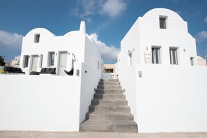 Façana frontal de l'allotjament