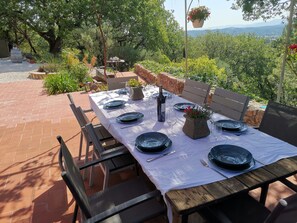 Outdoor dining - House in South of France, Provence,  for Holidays  (Besse-sur-Issole)