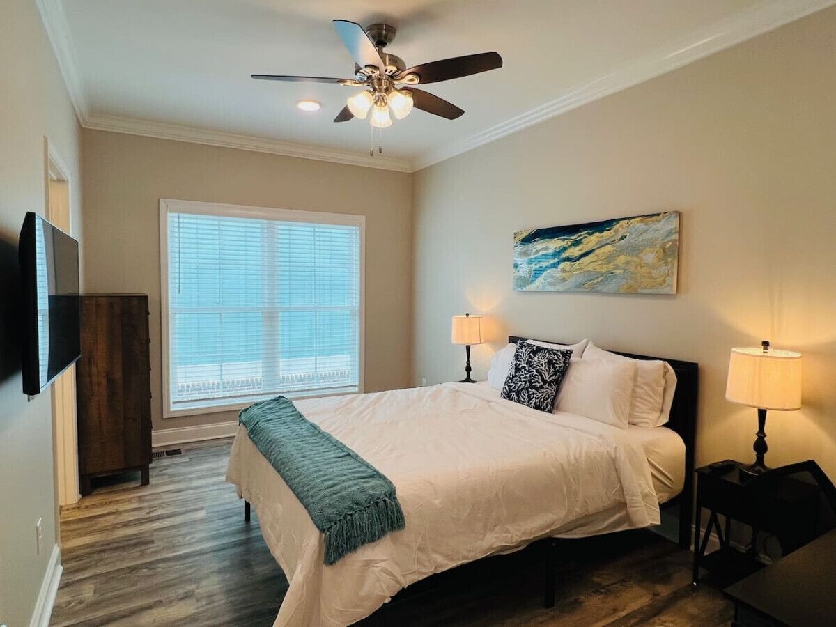 4 sovrum, skrivbord, strykjärn/strykbräda och gratis wi-fi