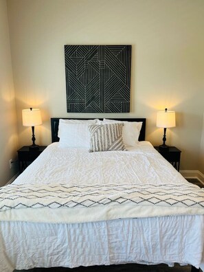 Desk, iron/ironing board, free WiFi, bed sheets