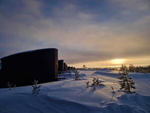 Overnatningsstedets facade