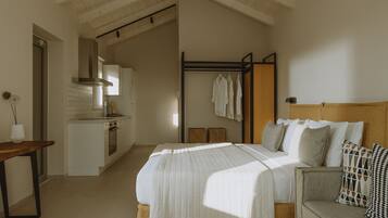 1 makuuhuone, silitysrauta/-lauta, internet, vuodevaatteet