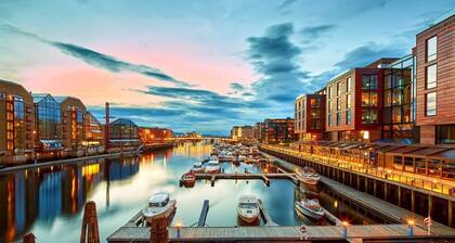 Bryggeleilighet med Balkong i Trondheim Sentrum