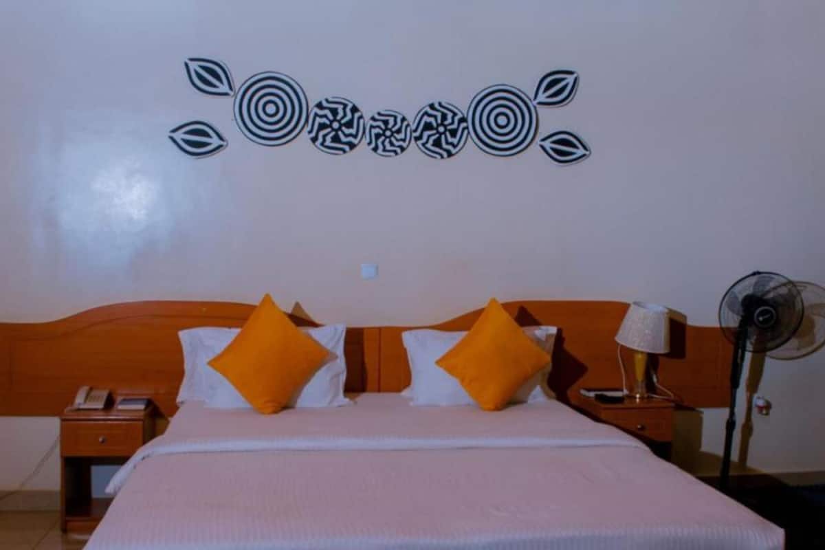 1 slaapkamer, een bureau, gratis wifi, beddengoed