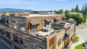 Exterior - Book a Holiday Stay! Penthouse Suite in Downtown Whitefish! Private Hot tub! (Whitefish)
