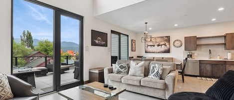 TV connectée, cheminée