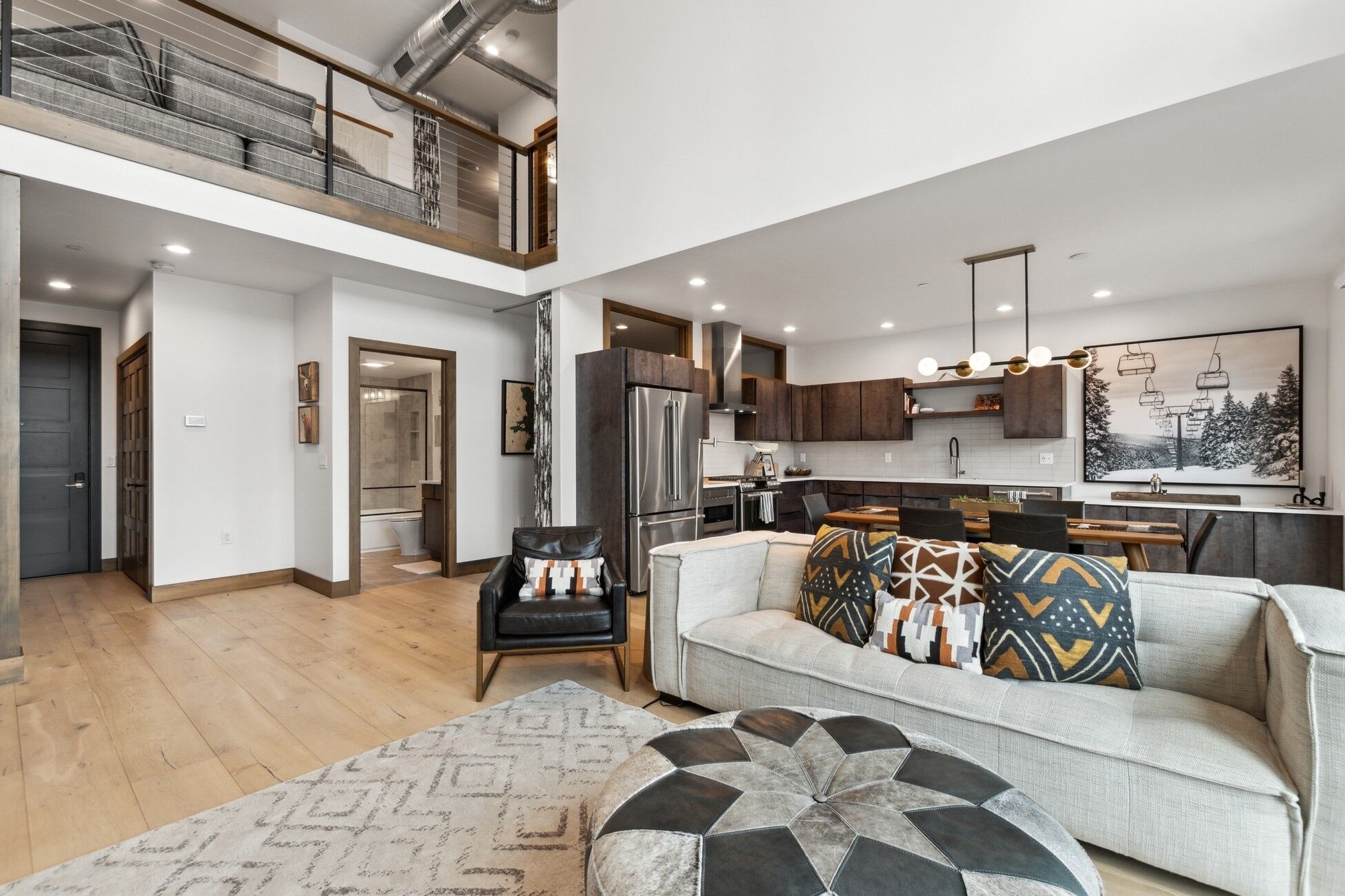 Explore walking trails and Whitefish River this Summer! Penthouse Condo in downtown Whitefish!