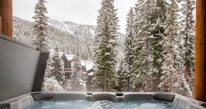 Ski-in/Ski-out Chalet with Big Mountain Views and Hot Tub!